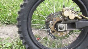 Поставил колесо на 16 вместо 14 на IRBIS TTR125