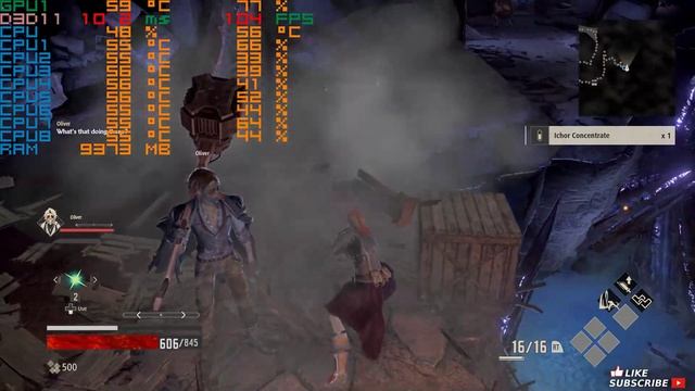 Code Vein (Highest) - GTX 1070 + i7 4790k смотреть онлайн