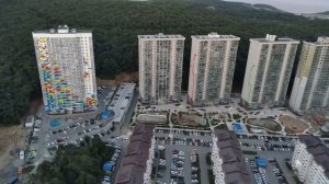 Зеленый угол (Зеленый бульвар) с высоты птичьего полета.