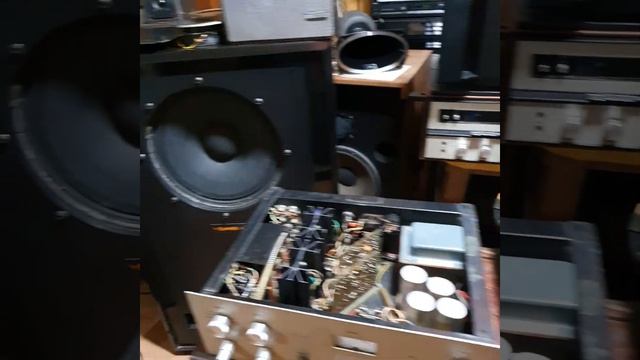 Holimar 402 amplifier & tannoy monitor gold & accuphase dp 75v ,natural voices !!! смотреть онлайн