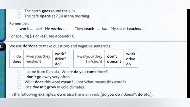 GRAMMAR SERIES: SIMPLE PRESENT TENSE WITH EXERCISES смотреть онлайн