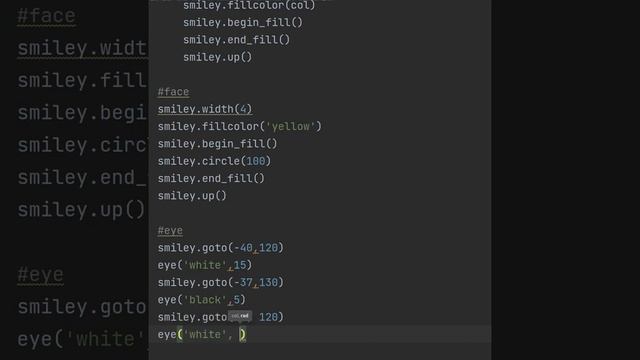 Smiley emoji in Python Turtle #pythonturtle #python #pythonvideos #youtube #technology смотреть онлайн