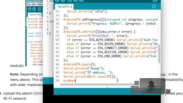 ESP8266 Programming Over The Air (OTA) Using Wi-Fi With Arduino IDE (Mac OSX and Windows) смотреть онлайн