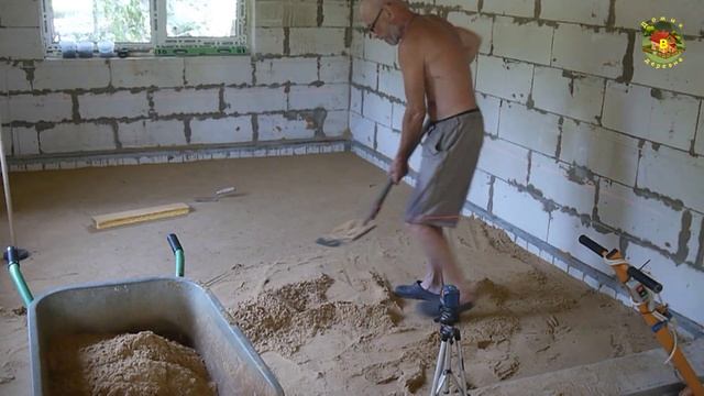 Водяные теплые полы по грунту своими руками. Ч-1. Подготовка. смотреть онлайн