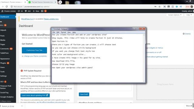 How to create Favicon and add on Wordpress site ? смотреть онлайн