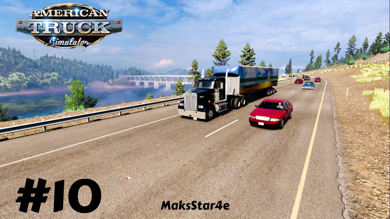 American Truck Simulator - #10 Сакраменто (CA) - Портленд (OR) смотреть онлайн