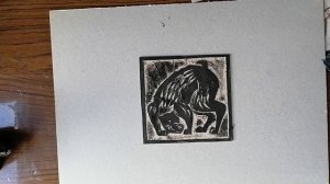 Гравюра на картоне. Мастер-класс. Печать