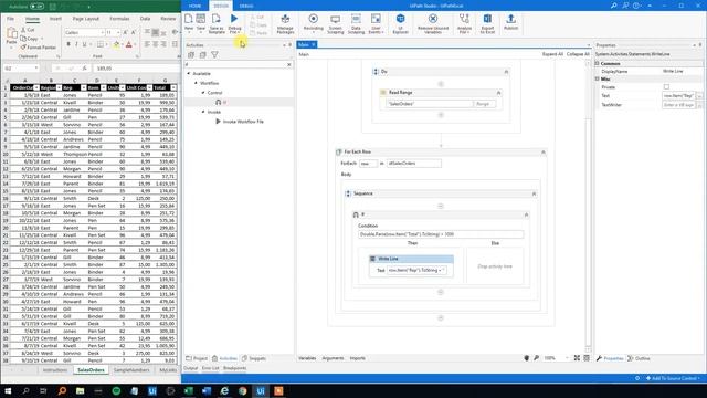 UiPath | How to automate Excel and work with Data Tables | Tutorial смотреть онлайн