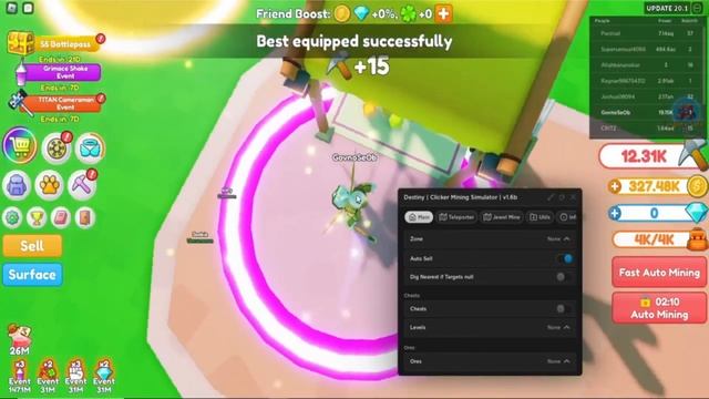 *UPDATED* Clicker Mining Simulator Script (PASTEBIN 2023) (GET UGC, AUTOFARM ALL, AUTO SELL, EQUIP) смотреть онлайн