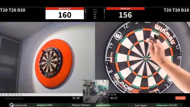 My first webcam darts cheater, only took 2 years смотреть онлайн