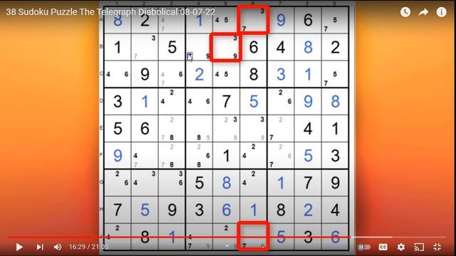 27 Sudoku XY Wing смотреть онлайн