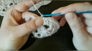 Бактус "Веера" крючком.