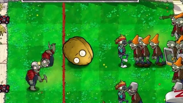 Giant Wall-nut Bowling vs Dr. Zomboss Mod all Zombies Pvz смотреть онлайн