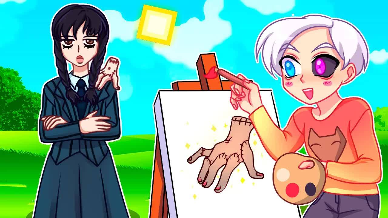 😨 Майнкрафт но МЫ ПОЛУЧАЕМ ВСЕ ЧТО РИСУЕМ! смотреть онлайн