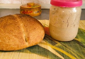 Ржаная ЗАКВАСКА для приготовления домашнего без дрожжевого Хлеба