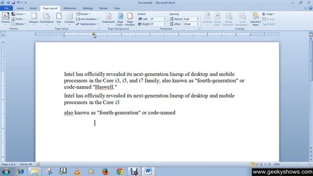 Microsoft Office Word 2010 Tab and Type of Tab смотреть онлайн