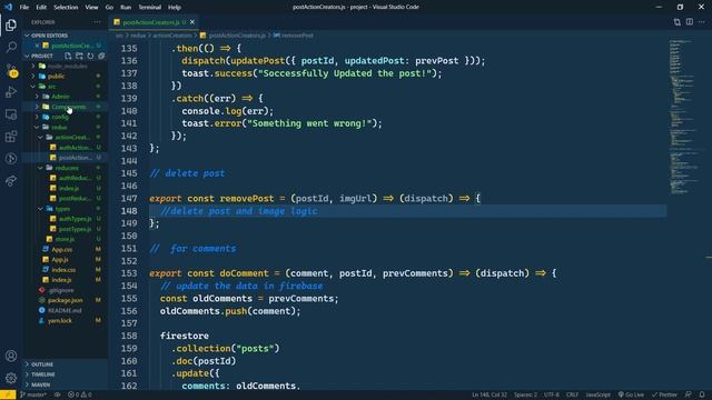 #15 Admin Panel:- Delete Post | React + Redux Firebase Simple Blog смотреть онлайн