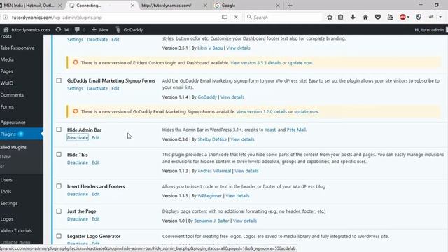 WordPress - How to Hide DashBoard Menu Items - Intact Abode смотреть онлайн