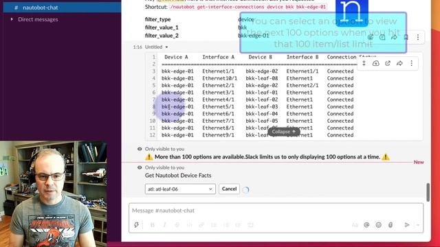 Using Nautobot ChatOps in the Nautobot Sandbox смотреть онлайн