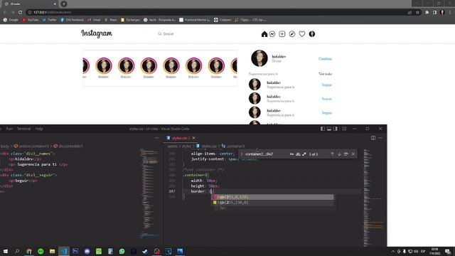 ? Clon de Instagram (UI) con HTML y CSS смотреть онлайн