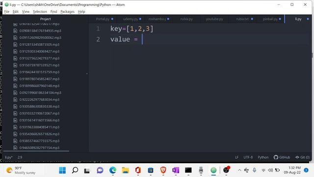 List and dictionary comprehension смотреть онлайн