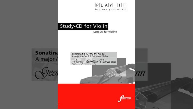 Sonatina I - I Adagio (Piano Accomp. - metronome: 1/8 = 60 - a' = 443 Hz) смотреть онлайн