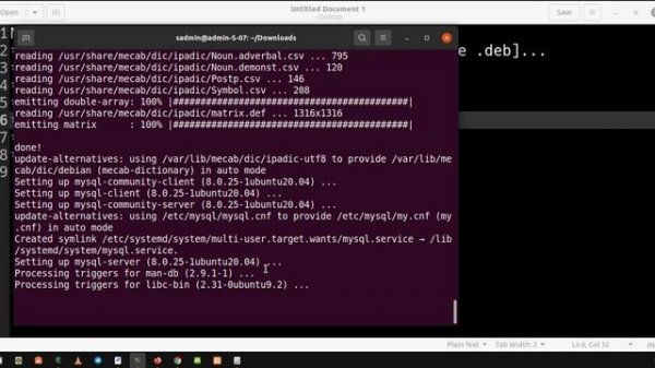 Install MySQL server and Workbench on Ubuntu Linux