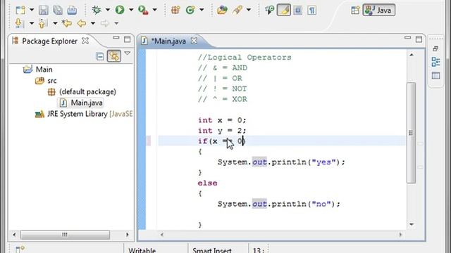 Java 18 - Logical Operators смотреть онлайн