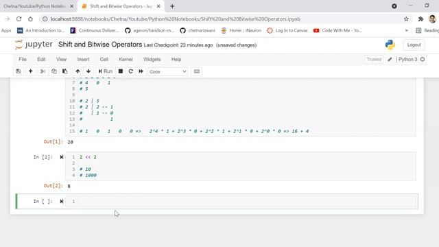 Shift and Bitwise Operators in Python смотреть онлайн