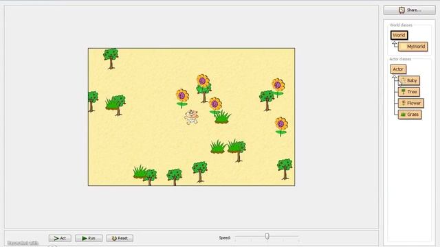 Greenfoot Keyboard and Collision part 1 смотреть онлайн