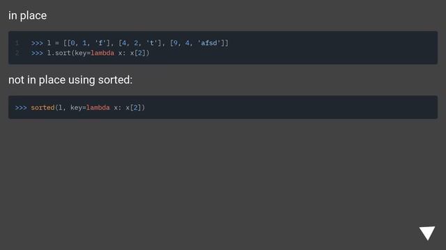 How to sort a list of lists by a specific index of the inner list? смотреть онлайн