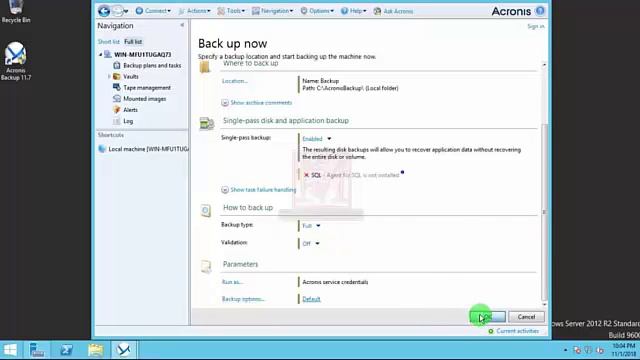 Create windows server 2012r2/16 image file using acronis 11.7 advanced смотреть онлайн