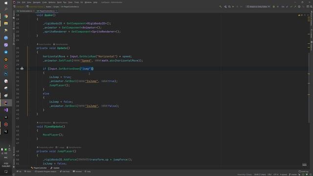 Unity - Анимация прыжка - 41 смотреть онлайн
