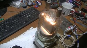 Экономный обогрев на генераторной лампе ,гу 81м