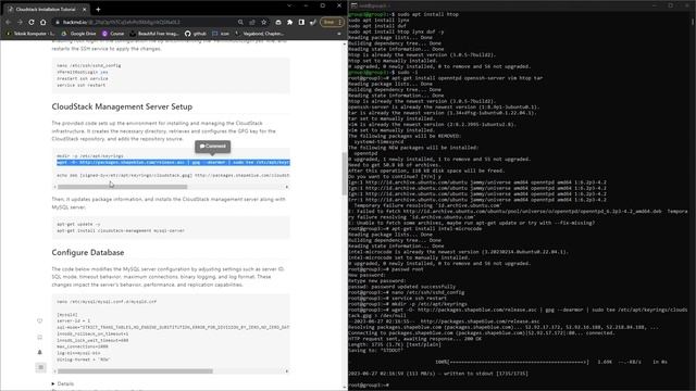 Apache CloudStack installation on Ubuntu 22.04 - Group 3 смотреть онлайн