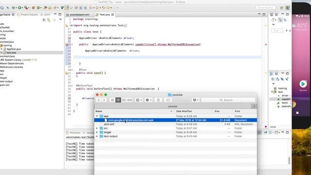 Mobile automation android (3/10) - Desired Capabilities смотреть онлайн