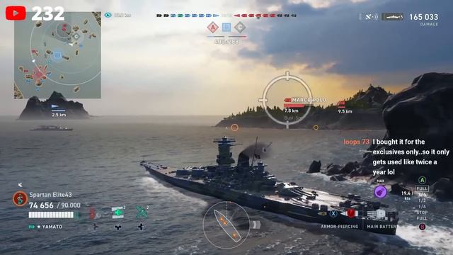 The Power of Yamato is Unmatched!! (World of Warships Legends) смотреть онлайн