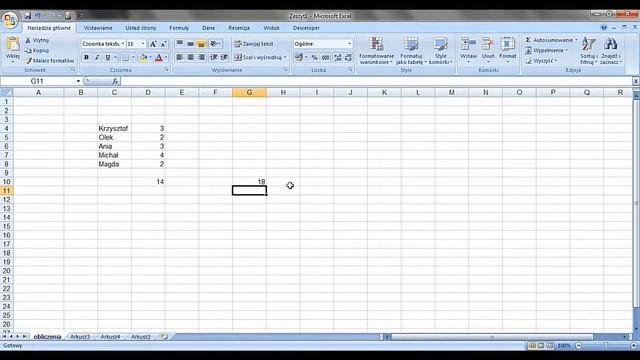 Excel 2007 lekcja 1 cz.2 смотреть онлайн