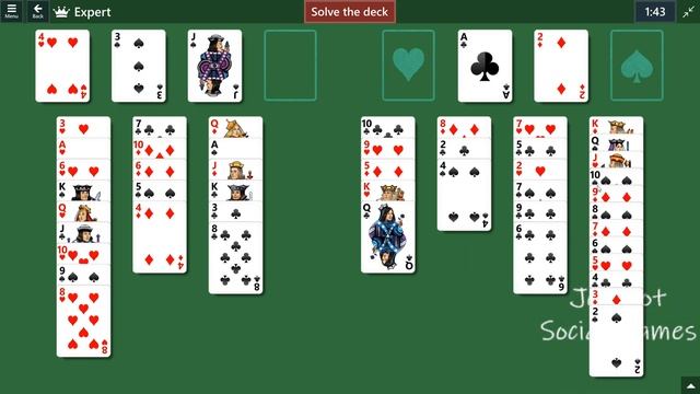 Microsoft Solitaire Collection - FreeCell - October 3 2021 смотреть онлайн