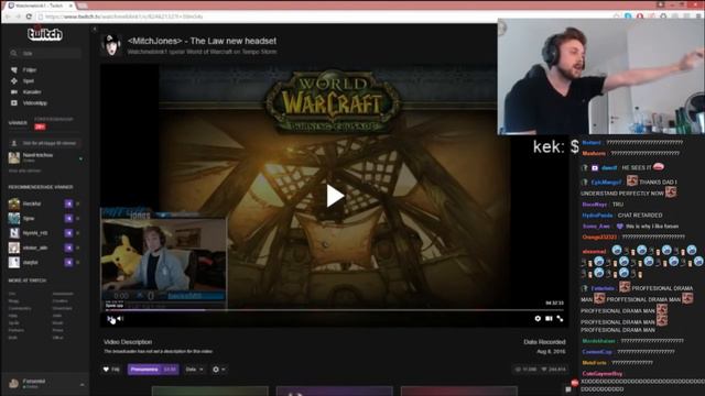 Forsen about Reckful & Mitch Drama смотреть онлайн