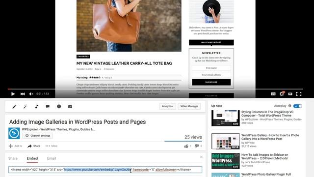 Adding A Video Lightbox in WordPress Total Theme смотреть онлайн