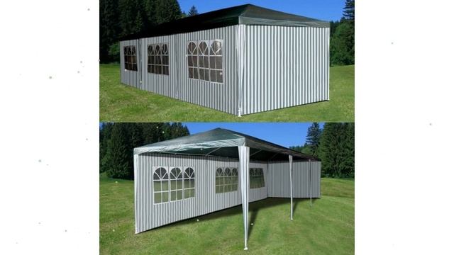 Садовый шатер 3х9м (Афина) обзор AFM-1045A green/white производитель Афина-Мебель (Россия) смотреть онлайн