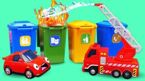 Машинки Робокар Поли восстанавливают город после урагана! Развивающие мультики про машинки-помощники