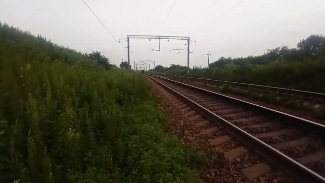 Электровоз 2ЭС5К-011 "Ермак" с диагностическими комплексами "Интеграл" на Транссибирской магистрали смотреть онлайн