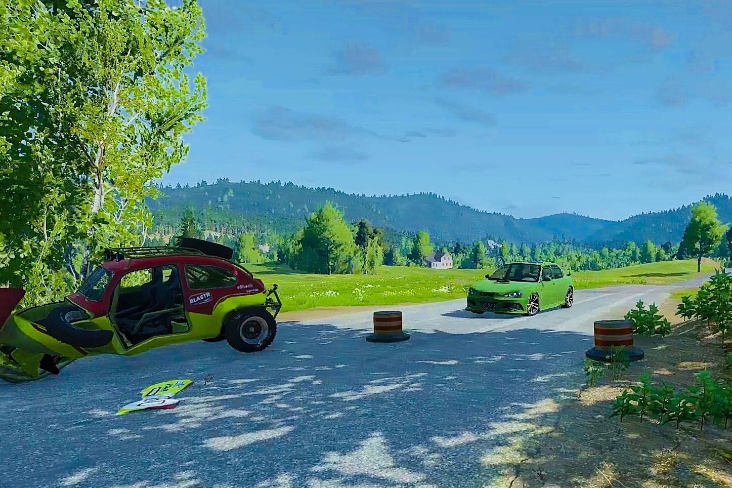 Столбы против Автомобилей BeamNG Drive смотреть онлайн