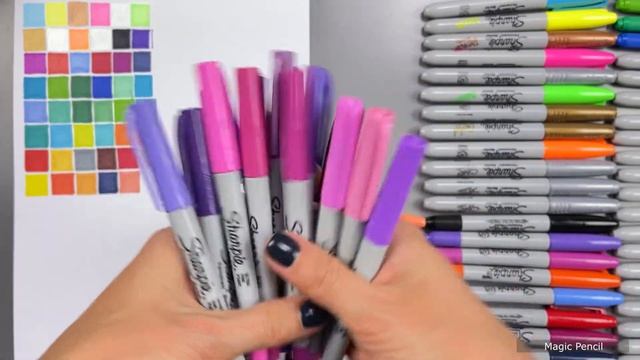 Полный обзор ? маркеров Sharpie 115 штук!