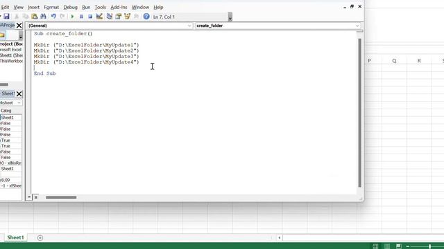 How to Create Folder From Excel | Excel VBA - Create Folder | Create Folders just one click смотреть онлайн