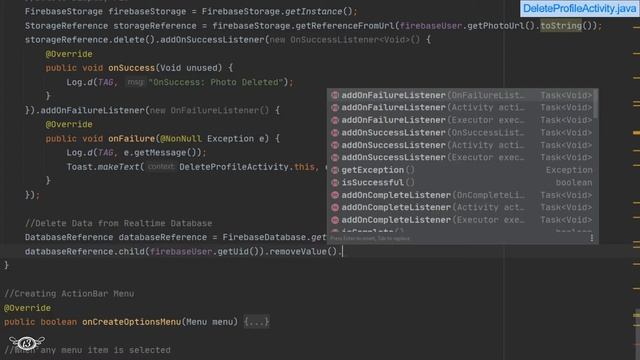 #24 Delete User Data | Login and Register Android App using Firebase Authentication with Database смотреть онлайн