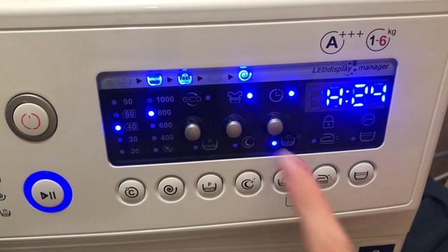Отсроченная стирка на Atlant Smart Action 60У1010. смотреть онлайн