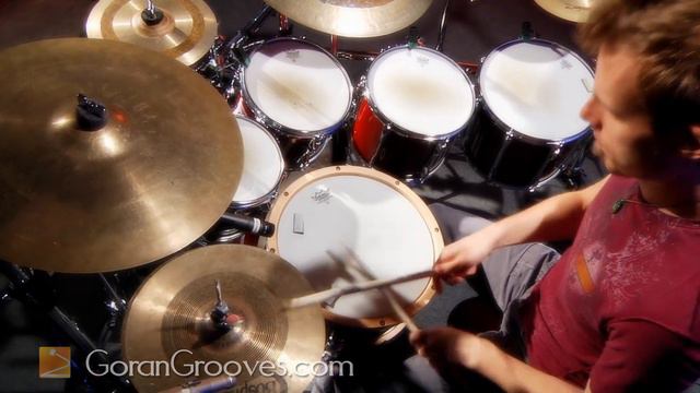 Drum Recording Online: Slow Rock drum track- sample by Studio Drummer Goran Rista смотреть онлайн